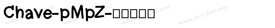 Chave-pMpZ字体转换