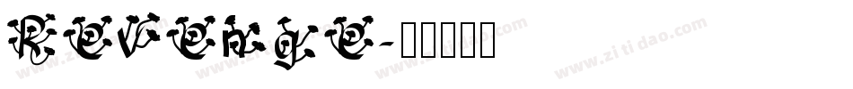 Revenge字体转换