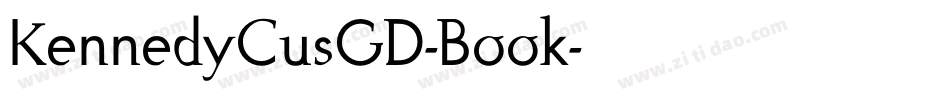 KennedyCusGD-Book字体转换
