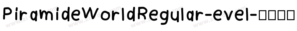 PiramideWorldRegular-evel字体转换