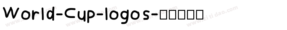World-Cup-logos字体转换