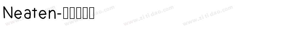 Neaten字体转换