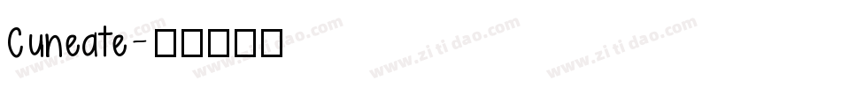 Cuneate字体转换