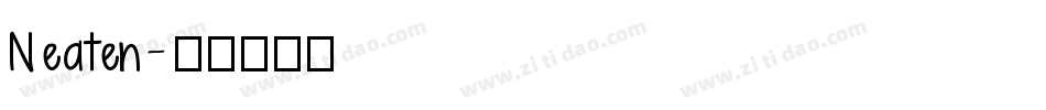Neaten字体转换