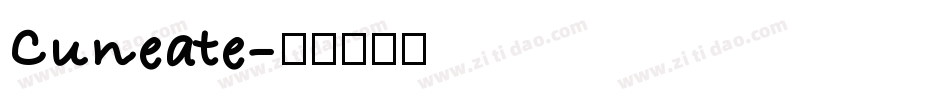 Cuneate字体转换
