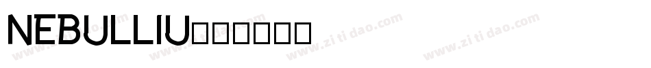 NEBULLIU字体转换