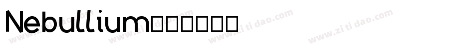 Nebullium字体转换