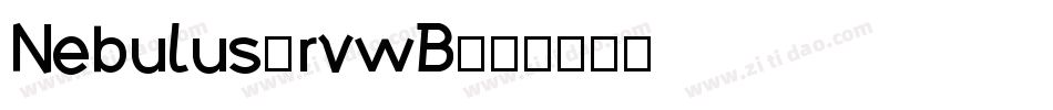 Nebulus-rvwB字体转换