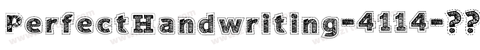 PerfectHandwriting-4114字体转换