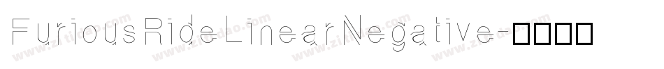 FuriousRideLinearNegative字体转换