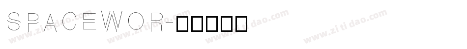 SPACEWOR字体转换