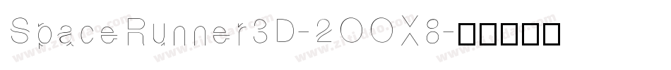 SpaceRunner3D-2OOX8字体转换