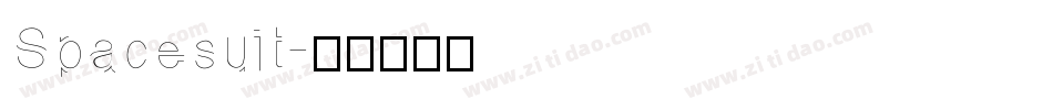 Spacesuit字体转换