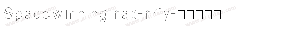 Spacewinningfrax-r4jy字体转换
