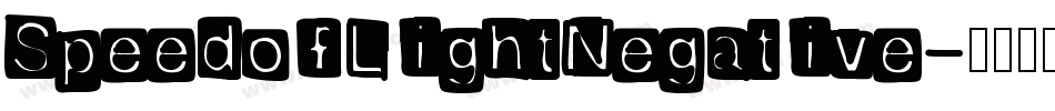 SpeedofLightNegative字体转换