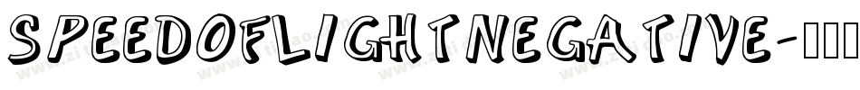SpeedofLightNegative字体转换