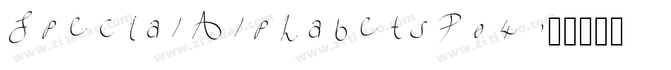 SpecialAlphabetsP04字体转换