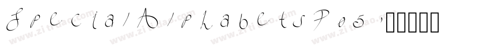 SpecialAlphabetsP05字体转换
