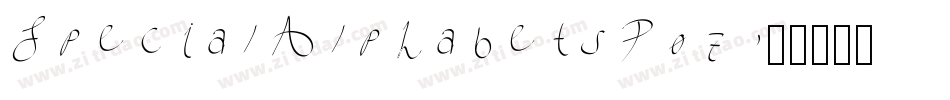 SpecialAlphabetsP07字体转换