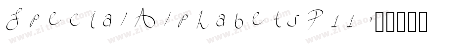 SpecialAlphabetsP11字体转换