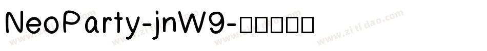 NeoParty-jnW9字体转换