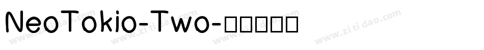 NeoTokio-Two字体转换