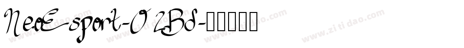 NeoEsport-O2Bd字体转换