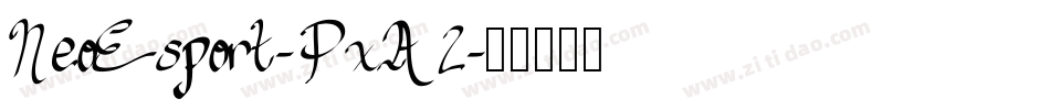 NeoEsport-PxA2字体转换