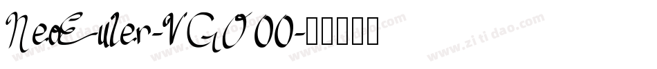 NeoEuler-VGO00字体转换