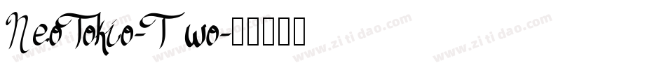 NeoTokio-Two字体转换