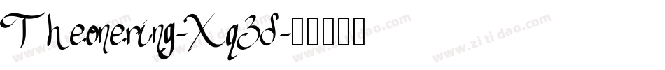 Theonering-Xq3d字体转换