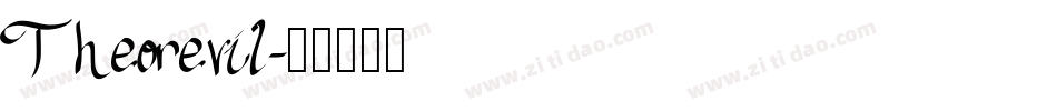 Theorevil字体转换