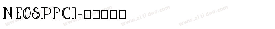 NEOSPACI字体转换