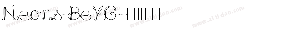 Neons-BeYG字体转换