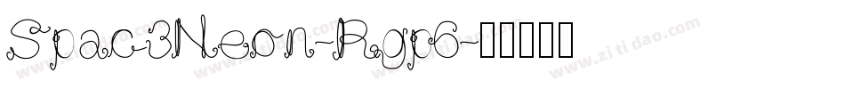 Spac3Neon-Rgp6字体转换