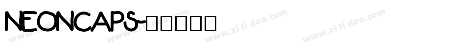 NEONCAPS字体转换