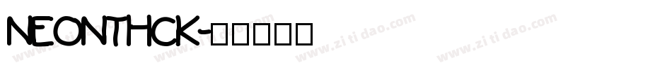 NEONTHCK字体转换