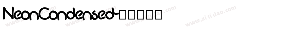 NeonCondensed字体转换