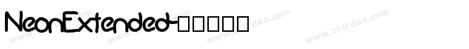 NeonExtended字体转换