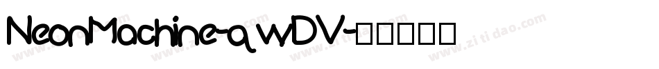 NeonMachine-qwDV字体转换