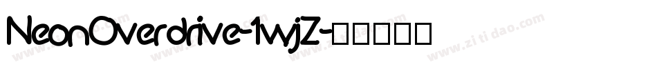 NeonOverdrive-1wjZ字体转换
