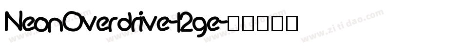 NeonOverdrive-l2ge字体转换