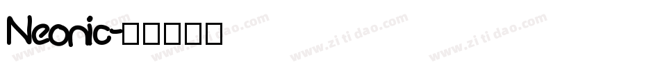 Neonic字体转换