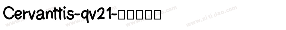 Cervanttis-qv21字体转换
