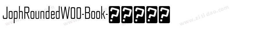 JophRoundedW00-Book字体转换