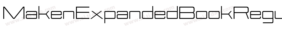 MakenExpandedBookRegular-3zarz字体转换