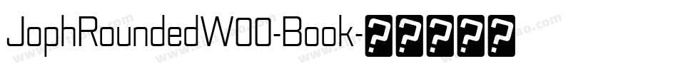 JophRoundedW00-Book字体转换
