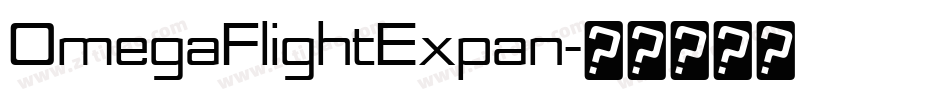 OmegaFlightExpan字体转换
