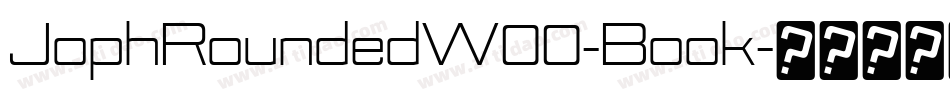 JophRoundedW00-Book字体转换