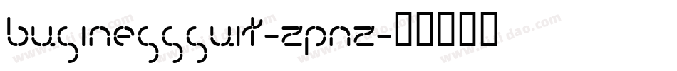 BusinessSuit-Zpnz字体转换